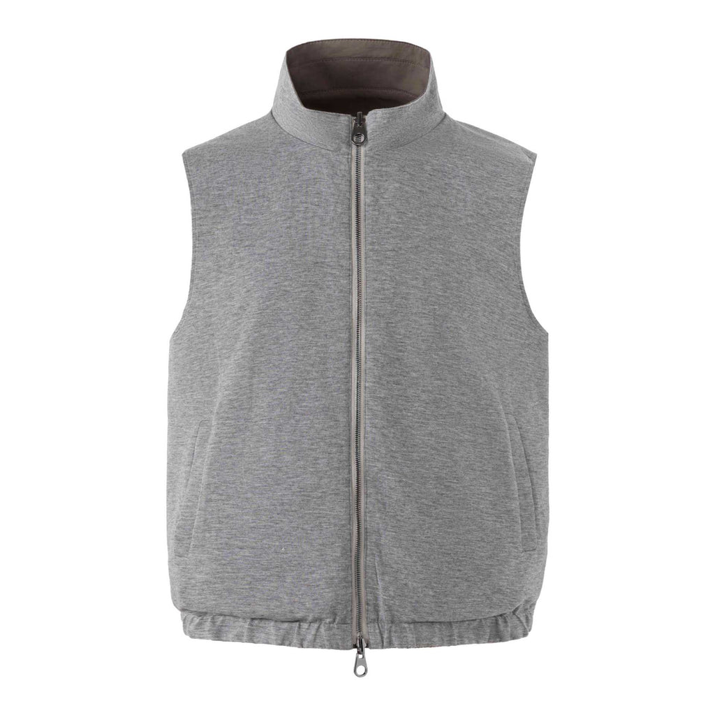Stand Collar Vest for Men Outdoor Commute Lightweight Sleeveless Jacket