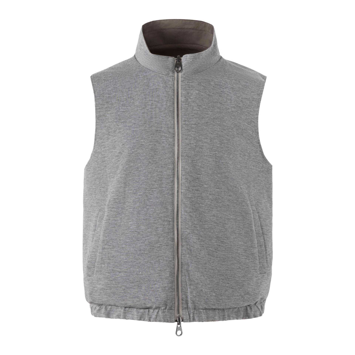 Stand Collar Vest for Men Outdoor Commute Lightweight Sleeveless Jacket