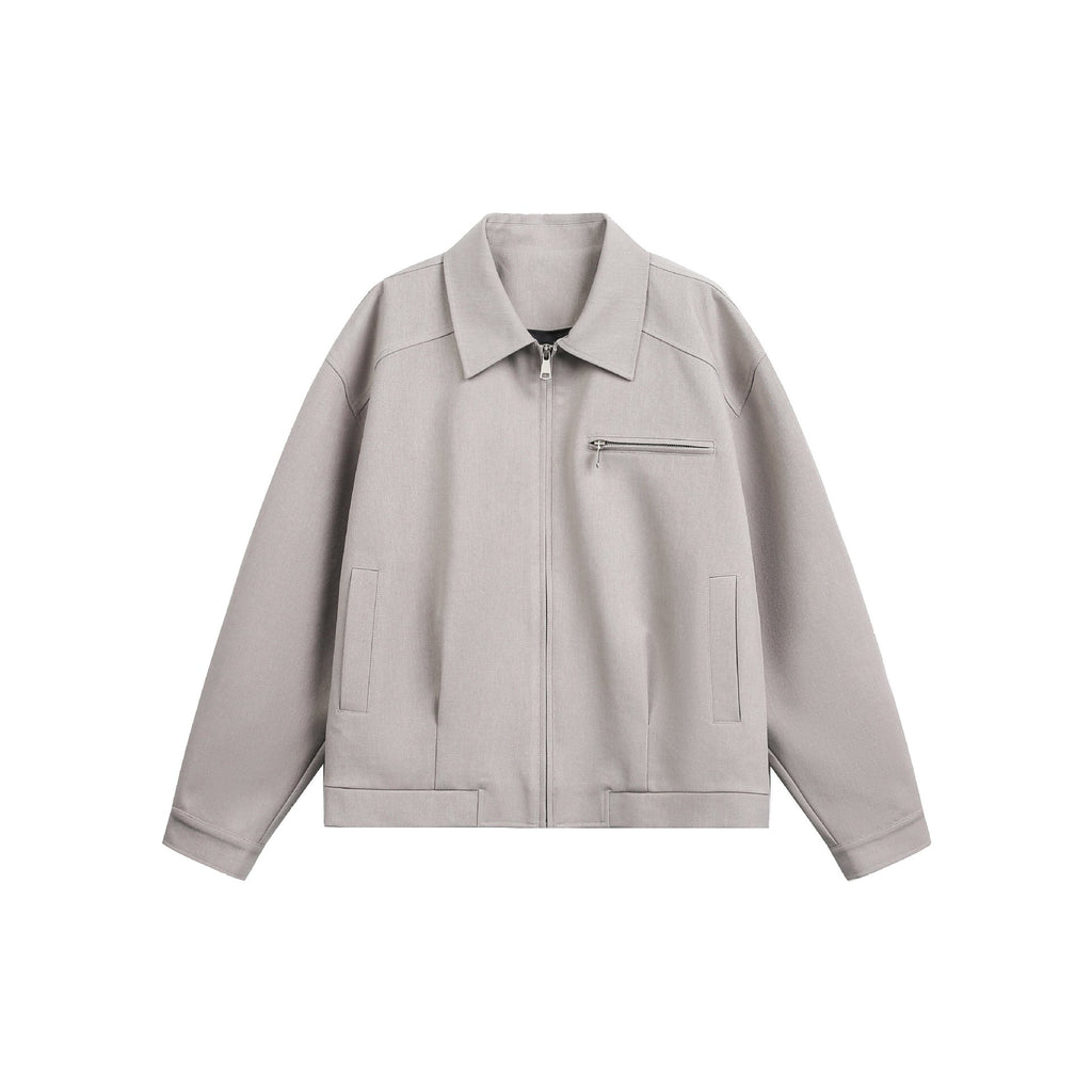 Loose Casual Jacket for Men, High-End Clean Fit Aviator Jacket