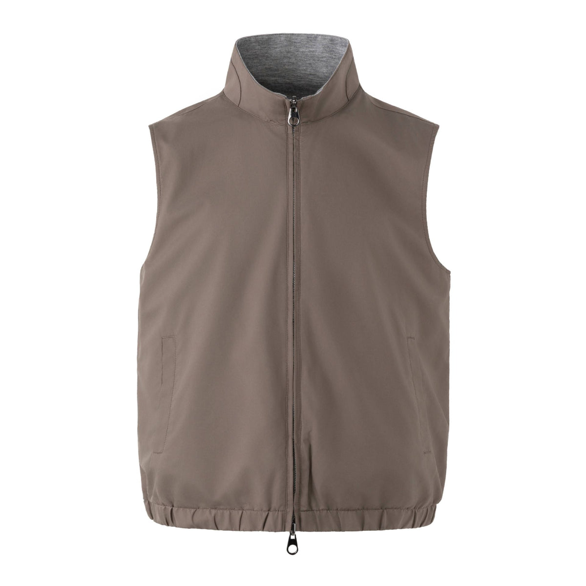 Stand Collar Vest for Men Outdoor Commute Lightweight Sleeveless Jacket