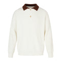 Crewneck Sweater Men's Retro Loose Fit Pullover Knitwear
