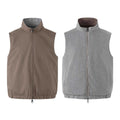 Stand Collar Vest for Men Outdoor Commute Lightweight Sleeveless Jacket