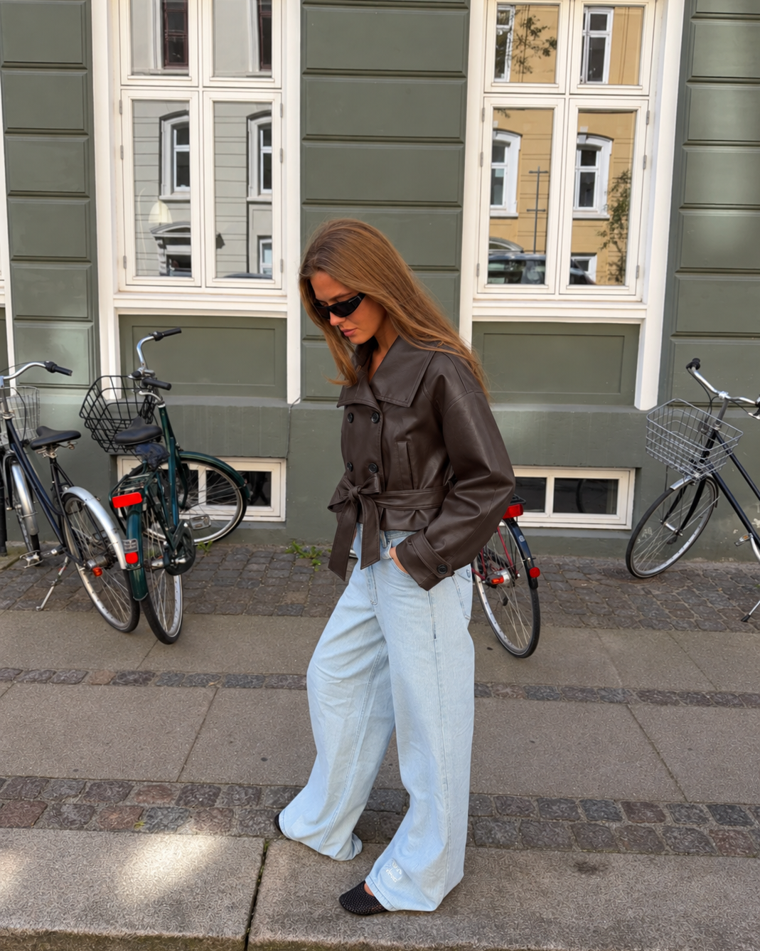 VANLEYNA Noelle Leather Trench