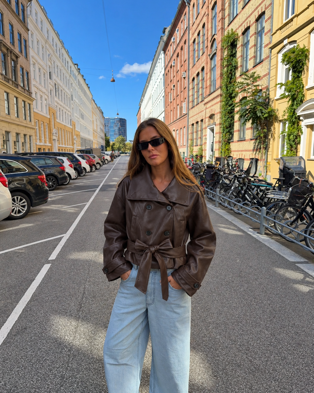 VANLEYNA Noelle Leather Trench