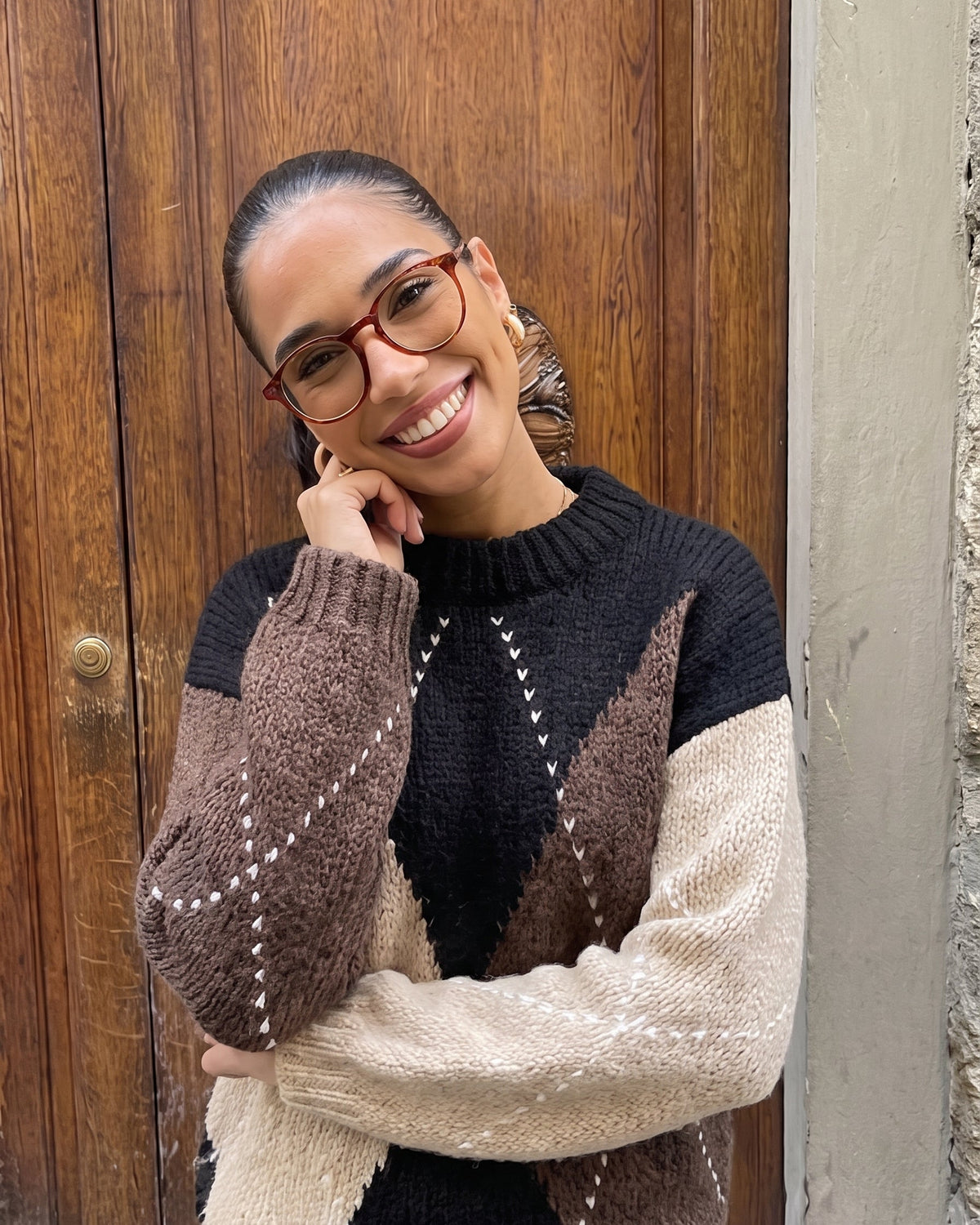 VANLEYNA Freya Colourblock Knit
