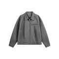 Loose Casual Jacket for Men, High-End Clean Fit Aviator Jacket
