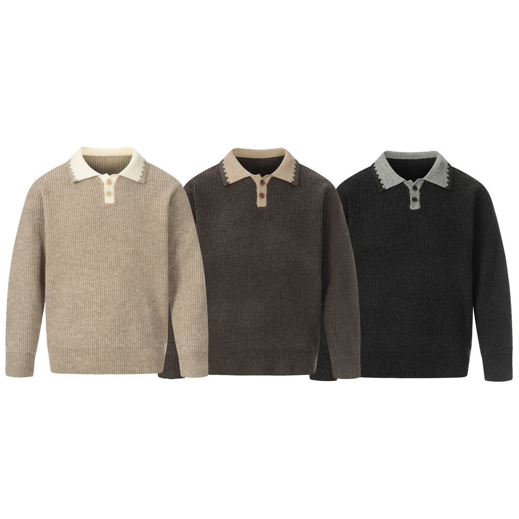 RAMISE Strickpullover mit Polokragen