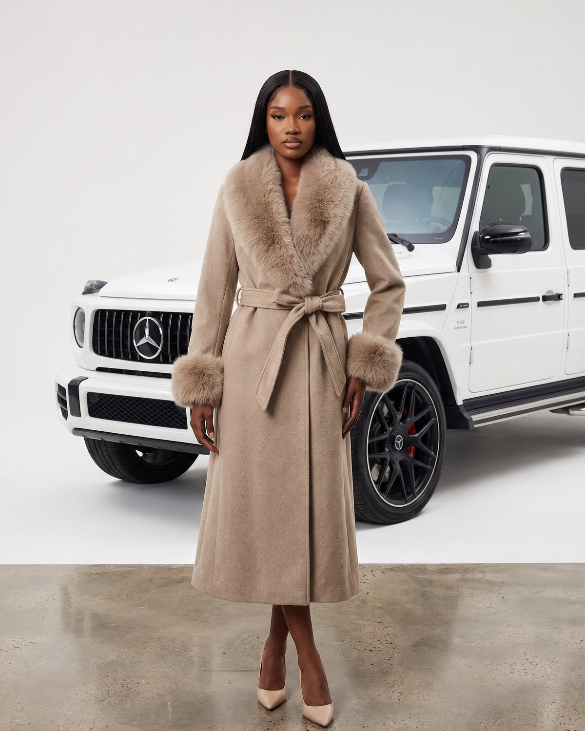 VANLEYNA CAMILLE PURE WOOL COAT