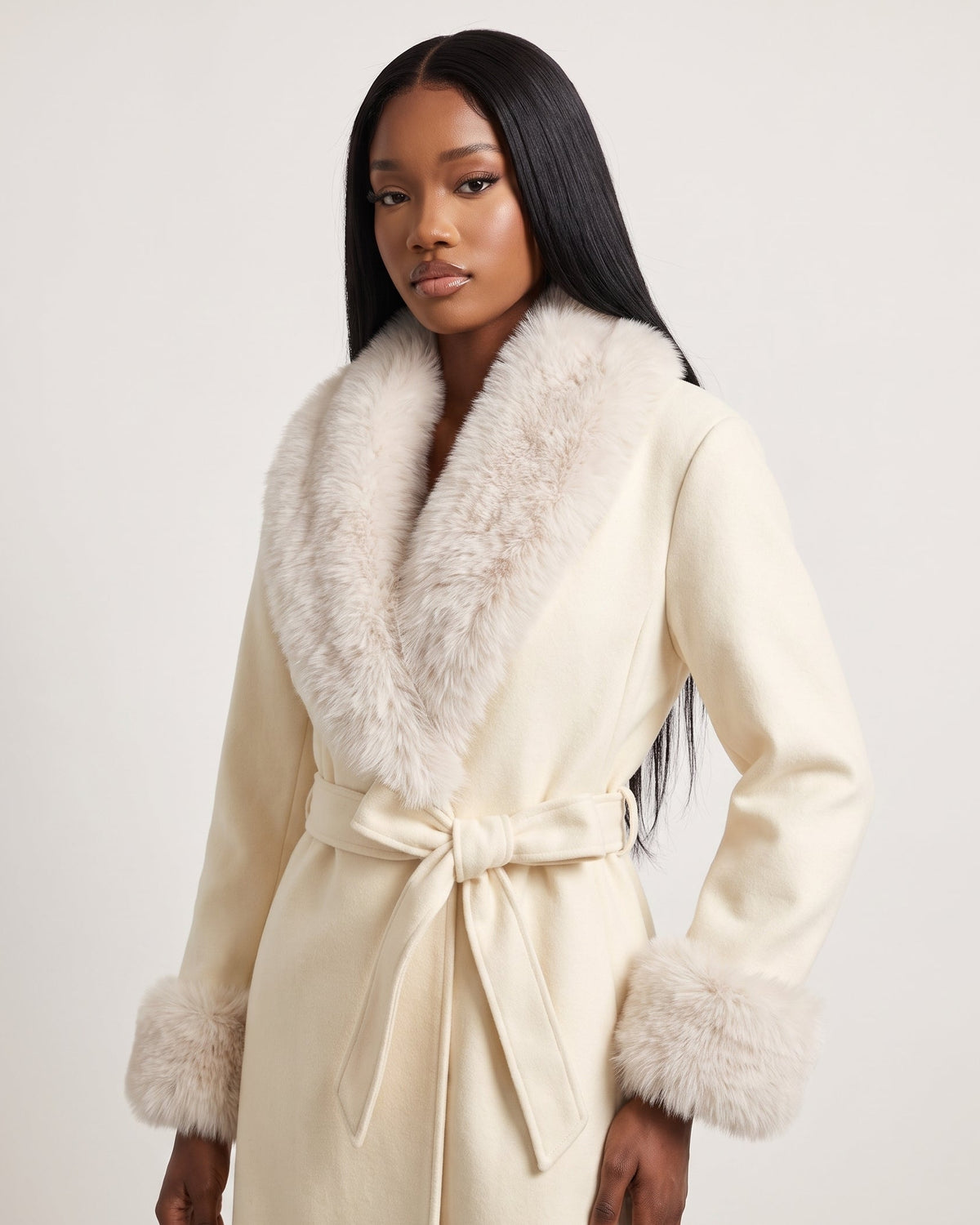 VANLEYNA CELESTE WOOL COAT