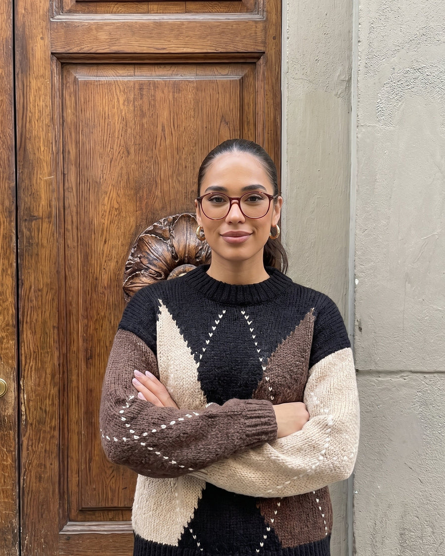 VANLEYNA Freya Colourblock Knit